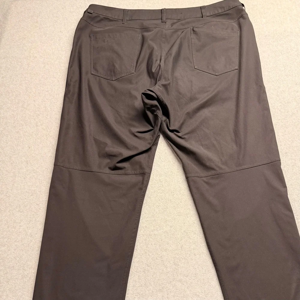 Lululemon Commission Slim-Fit Pant 32 Warpstreme Obsidian Mens 42 Dress Casual